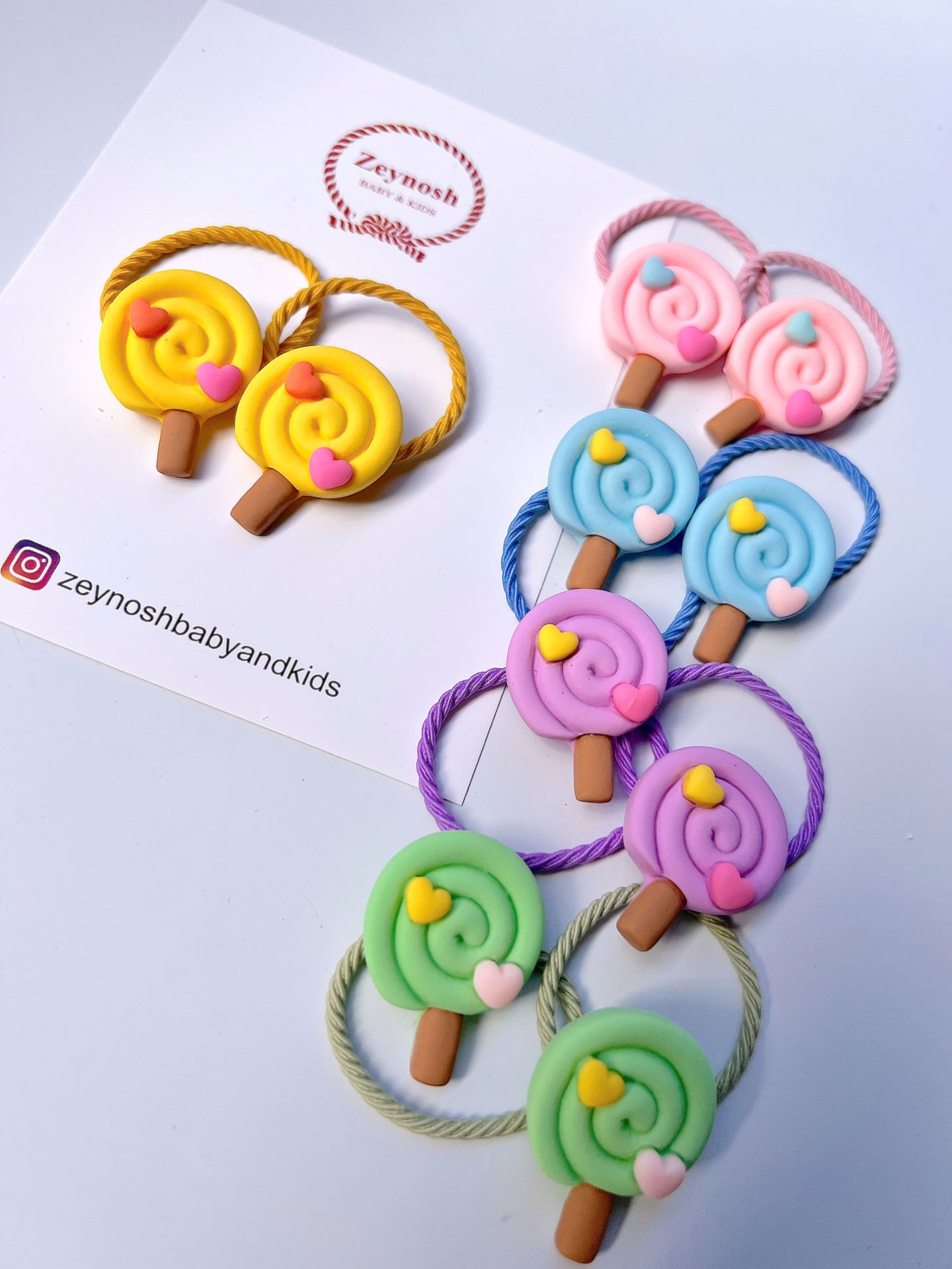 Lolipop lastik toka.(çift)