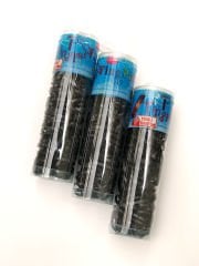 Çoklu siyah mini lastik toka.(1 paket)