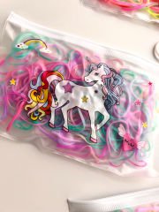 Unicorn çantalı lastik toka.