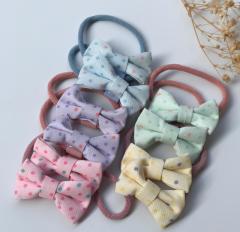 Mini puantiyeli lastik toka.(Çift)