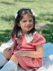 Gül kurusu kısa kollu fisto yakalı elbise.