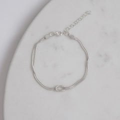 Ravena Düğüm Bileklik | Silver