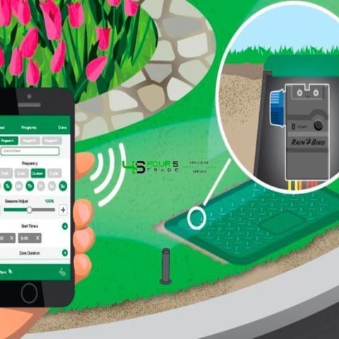 Rainbird TBOS-BT 6 İstasyonlu Pilli Otomatik Sulama Sistemi Kontrol Ünitesi