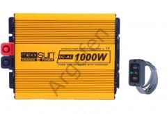 Mexxsun 12 Volt 1000 Watt Tam Sinus ekranlı Akü şarjlı inverter