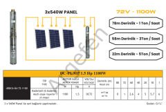 Mexxsun 110 Volt 1.500 Watt 1.5kW DC Pompa
