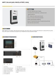 Mexxsun 80A MPPT Solar Şarj Cihazı / Regülatörü 12/24/48 Volt Yeni seri