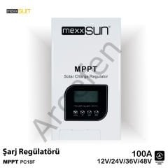 Mexxsun 100A MPPT Solar Şarj Cihazı / Regülatörü 12/24/48 Volt Yeni seri