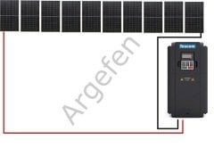 2.2 kW 2200 Watt 3Hp 3 Faz Sürücülü 3.750Watt Solar Panelli Sulama Paket-2