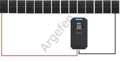 4kW 4000 Watt 5.5Hp 3 Faz Sürücülü 6.300Watt Solar Panelli Sulama Paket-5