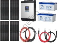 1kW 12volt 40Amper MPPT 920W Güneş Panelli  Karavan - Ev Enerji Paket-4