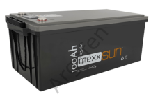 Mexxsun 24V-100AH 25.6V  24Volt 100Amper Lityum Akü (LiFepo4)