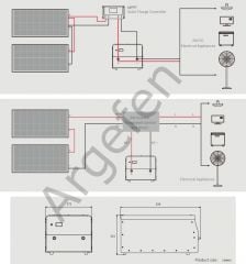 Mexxsun 24V-200AH 25.6V  24Volt 200Amper Lityum Akü (LiFepo4)