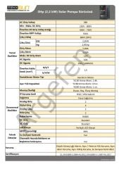 MEXXSUN 3Hp (2,2 kW) Solar Pompa Sürücüsü (Trifaze)