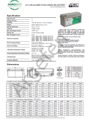 Agromot   12V 150 Amper Deep Cycle Nano Carbon Agm Batarya