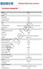 SAKO SVP Tam Sinüs Akıllı İnverter 12V 1KW PWM 16-22 VDC