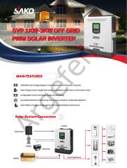 SAKO SVP Tam Sinüs Akıllı İnverter 24V 3KW PWM 60 VDC