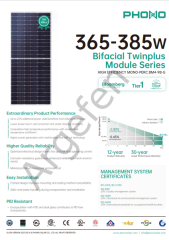 385 Watt  Half Cut Monokristal Perc Yeni Nesil Güneş (Solar) Panel 9BB