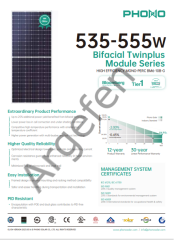 550 Watt  Half Cut Monokristal Perc Yeni Nesil Güneş (Solar) Panel 10BB