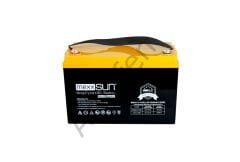 Mexxsun 12V 100 amper jel batarya Güneş paneli aküsü