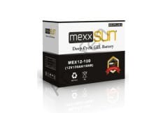Mexxsun 12V 100 amper jel batarya Güneş paneli aküsü