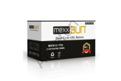 Mexxsun 12V 150 amper jel batarya Güneş paneli aküsü