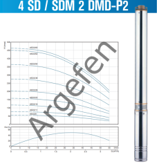 Alarko 1,5 Hp 380 Volt  4SD2/22 Dalgıç Pompa