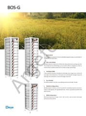 DEYE Yüksek Voltaj Lityum Akü 20.48 kWh