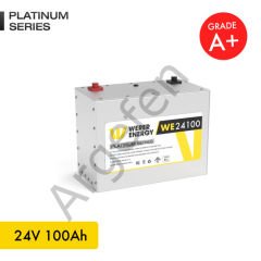 WERER ENERGY 24V 100 AH  LiFePO4 Lityum Demir Fosfat Batarya – Akü