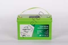 AGROMOT 12,8 VOLT 100 AH LİFEPO4 LİTYUM AKÜ ABS CASE