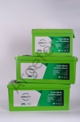 AGROMOT 12,8 VOLT 200 AH LİFEPO4 LİTYUM AKÜ ABS CASE