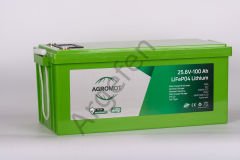 AGROMOT 25,6 VOLT 100 AH LİFEPO4 LİTYUM AKÜ ABS CASE