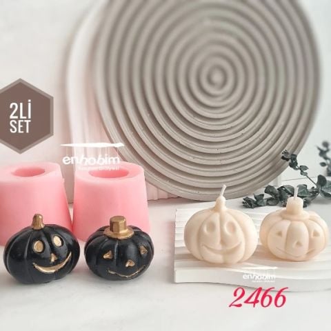 2li SET Halloween KABAKLAR Silikonkalıp