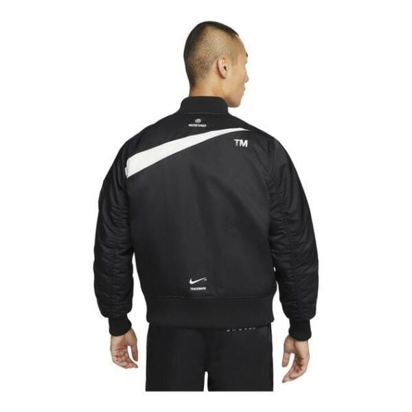 Nike Sportswear Swoosh Therma-Fit Synthetic-Fill Reversible Bomber Full-Zip Erkek Mont