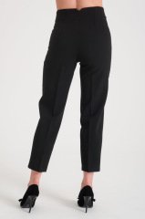 Siyah Tam Kalıp, Zara Yüksel Bel Klasik Kumaş Pantolon