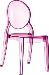 SİESTA ELIZABETH  SANDALYE PEMBE TRANSPARAN