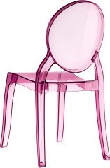 SİESTA ELIZABETH  SANDALYE PEMBE TRANSPARAN