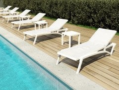 SİESTA PACİFİC ŞEZLONG + OCEAN SEHPA SETİ