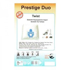 Prestige Duo Elektrikli Süpürge Torbası (5 adet)