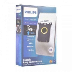 Philips S Bag 5 Katlı Pileli Sentetik Elektrikli Süpürge Torba Kutulu