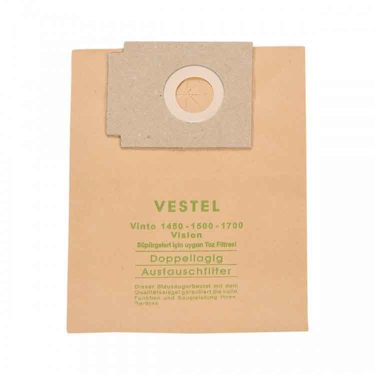 Vestel Vinto Elektrikli Süpürge Astarlı Kağıt Elektrikli Süpürge Toz Torbası