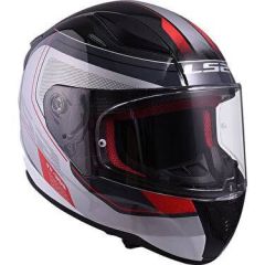 LS2 KASK RAPID SLIDE BEYAZ-KIRMIZI.