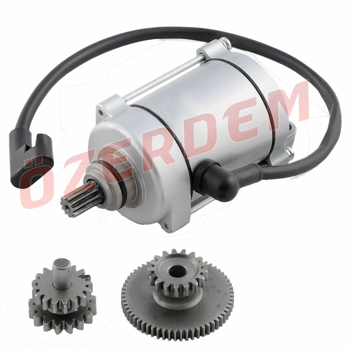 CG 200-250 MARŞ MOTORU VE DİŞLİ SETİ.