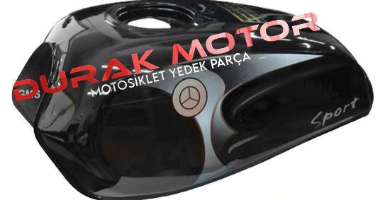 KUBA SPORT ÇELİK MODELİ BENZİN DEPOSU SİYAH OEM: