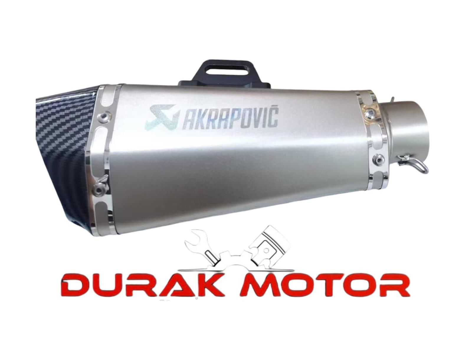 ÜNİVERSAL AKRAPOVİC TÜP EGSOZ GRİ