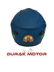 ÇOCUK KASKI ERKEK MAVİ ÇENESİZ  İTHAL.