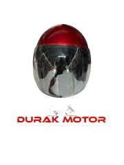ÇENESİZ KASK KIRMIZI İTHAL