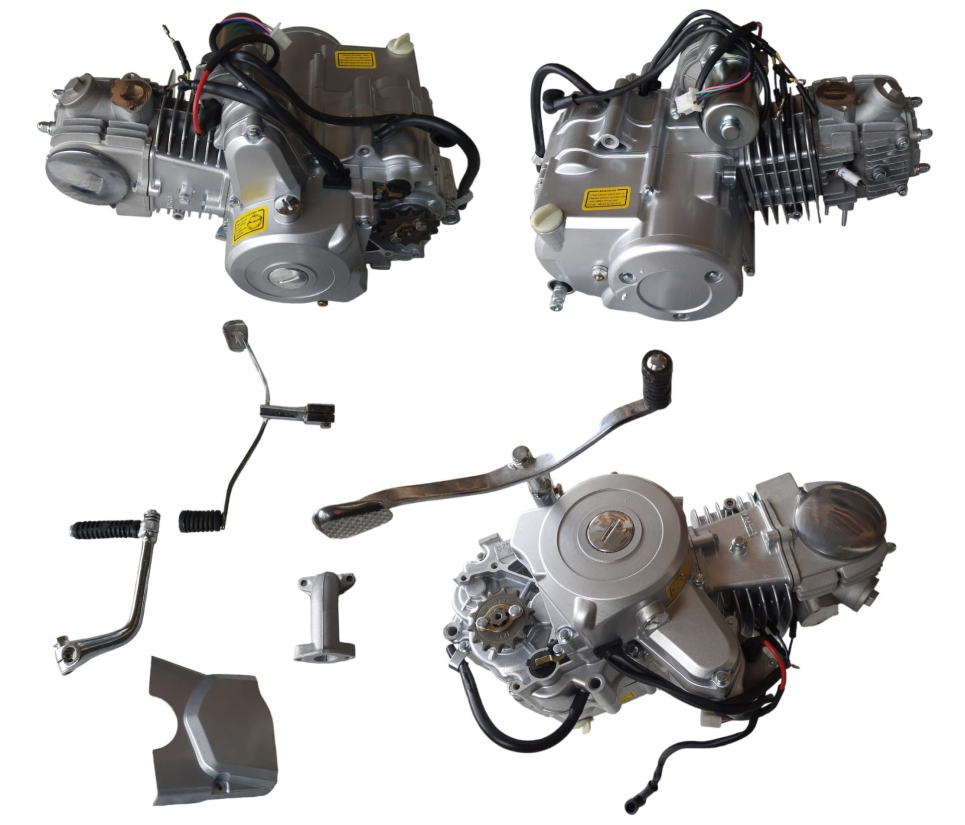 CUP ALT MOTOR 125cc KOMPLE ÖN DİŞLİ MİLİ 17 mm.