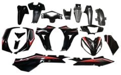 KUBA EGE 100 KAPORTA SETİ SİYAH 19 PARÇA OEM