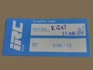 İÇ LASTİK 3.00-12 (EĞRİ SİBOP) (8564) IRC