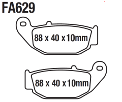 CF SR250-450 NK 250 ARKA FREN DİSK BALATASI ASK OEM